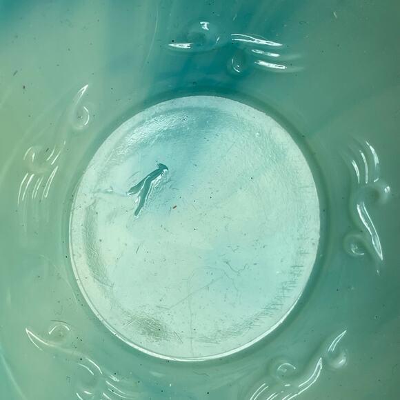 Vintage Avon Pitcher & Basin w/ Stopper Set Decanter Jadeite Empty Bath Bottle - Picture 10 of 10